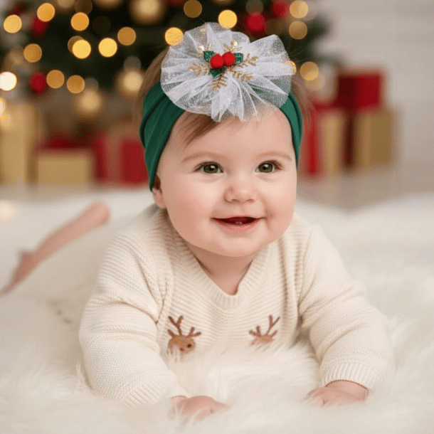 Diadema Navideña para Bebé