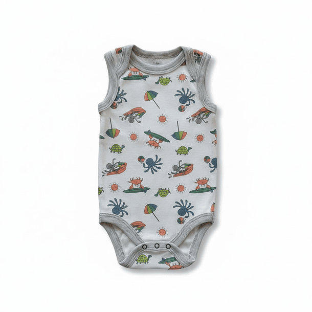 Body Verano Algodón Recién Nacida/o 4