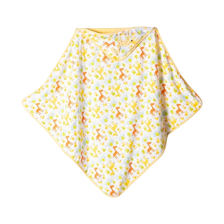 Manta Reversible de Algodón con Capucha  5