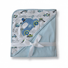 Manta Reversible de Algodón con Capucha  9