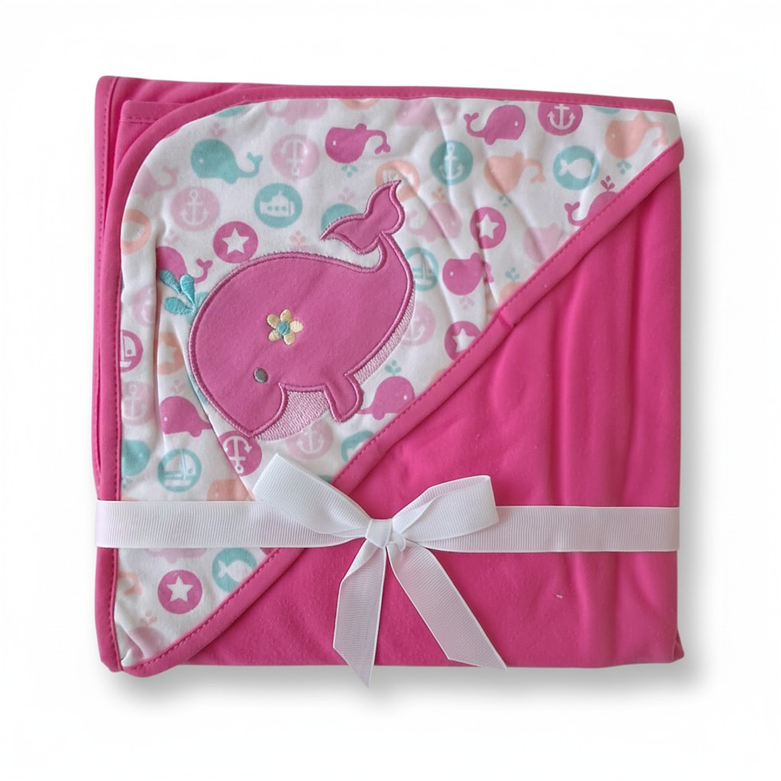 Manta Reversible de Algodón con Capucha  8