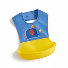 Babero Impermeable con Recolector y Estuche Portátil 5