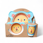 Set de Vajilla Infantil de Bambú 5