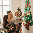 Árbol de Navidad de Fieltro Interactivo 1