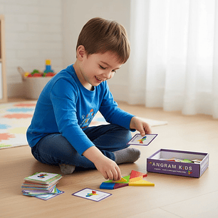 Rompecabezas Tangram de Madera