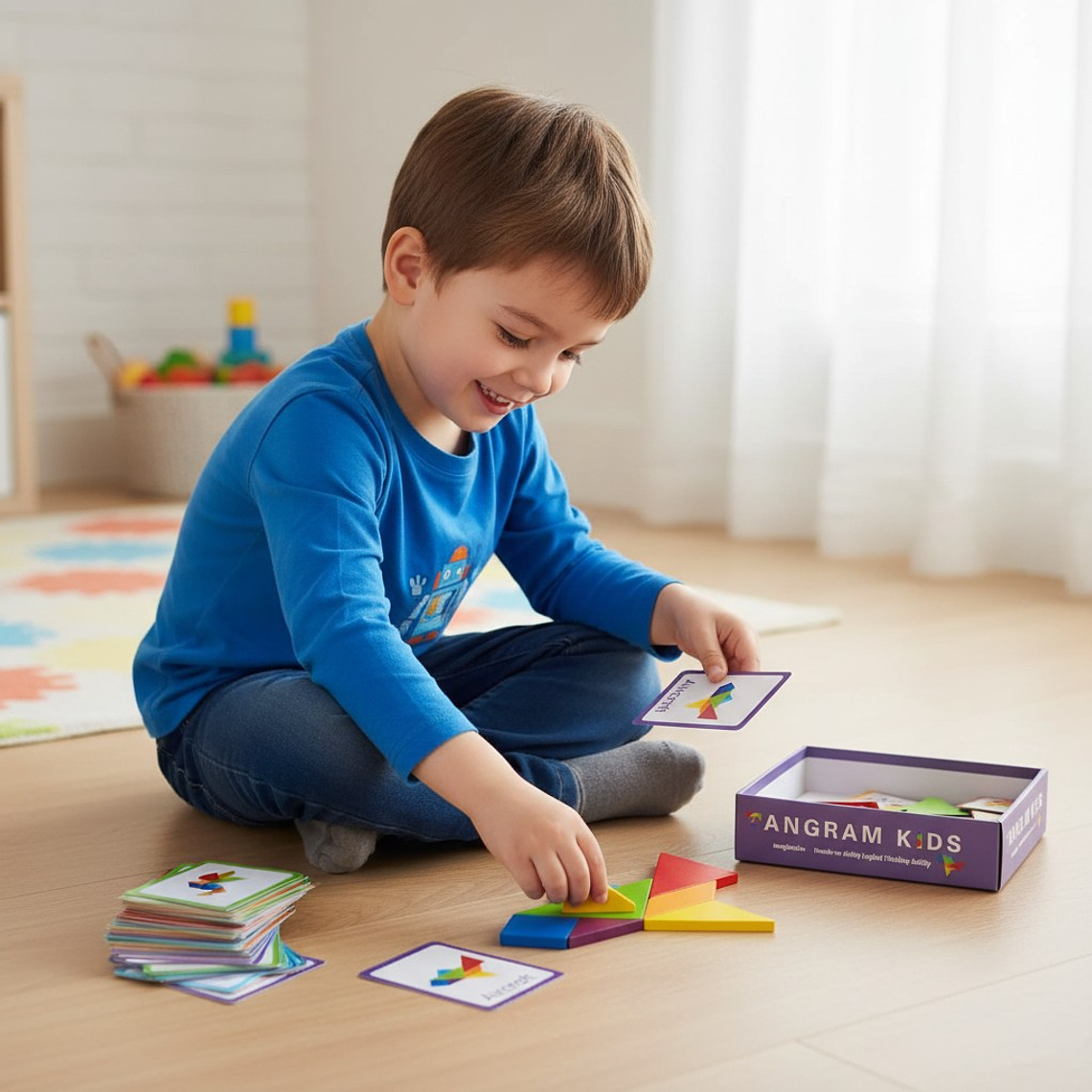 Rompecabezas Tangram de Madera 1