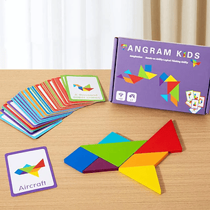 Rompecabezas Tangram de Madera
