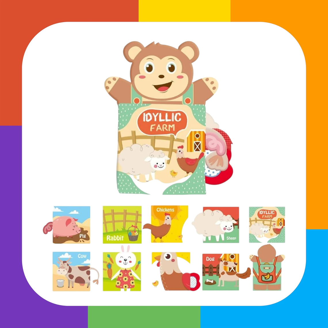 Libro Títere de Tela 5