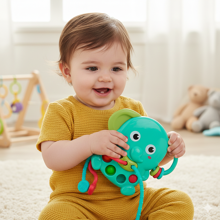 Juguete Sensorial con Cuerdas de Tacto 1