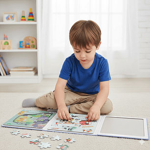 Libro de Puzzle Magnético 60 Piezas