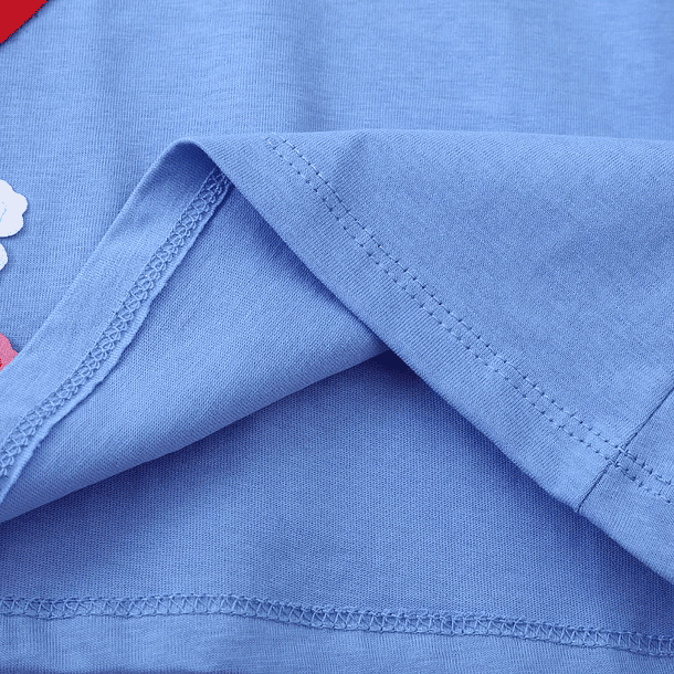 Vestido Algodón Conejita & Frutilla 5