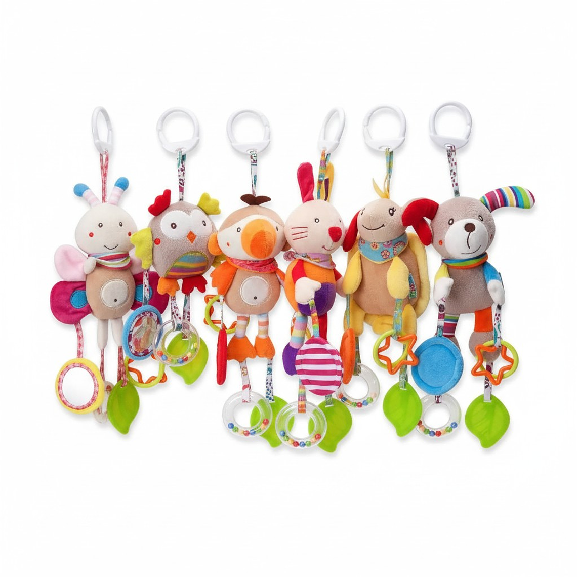 Peluche con Sonajeros Colgante para Coche o Huevo 7