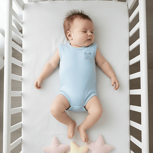 Body Sin Manga Algodón Pima Recién Nacido