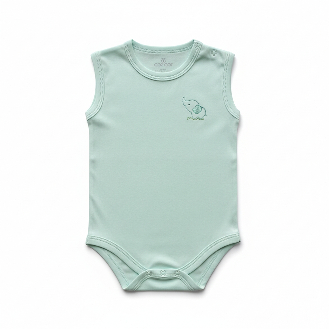 Body Sin Manga Algodón Pima Recién Nacido 6