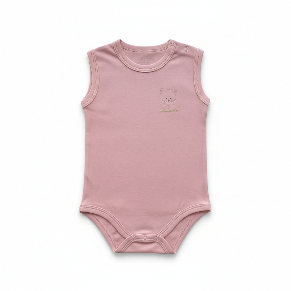 Body Sin Manga Algodón Pima 3