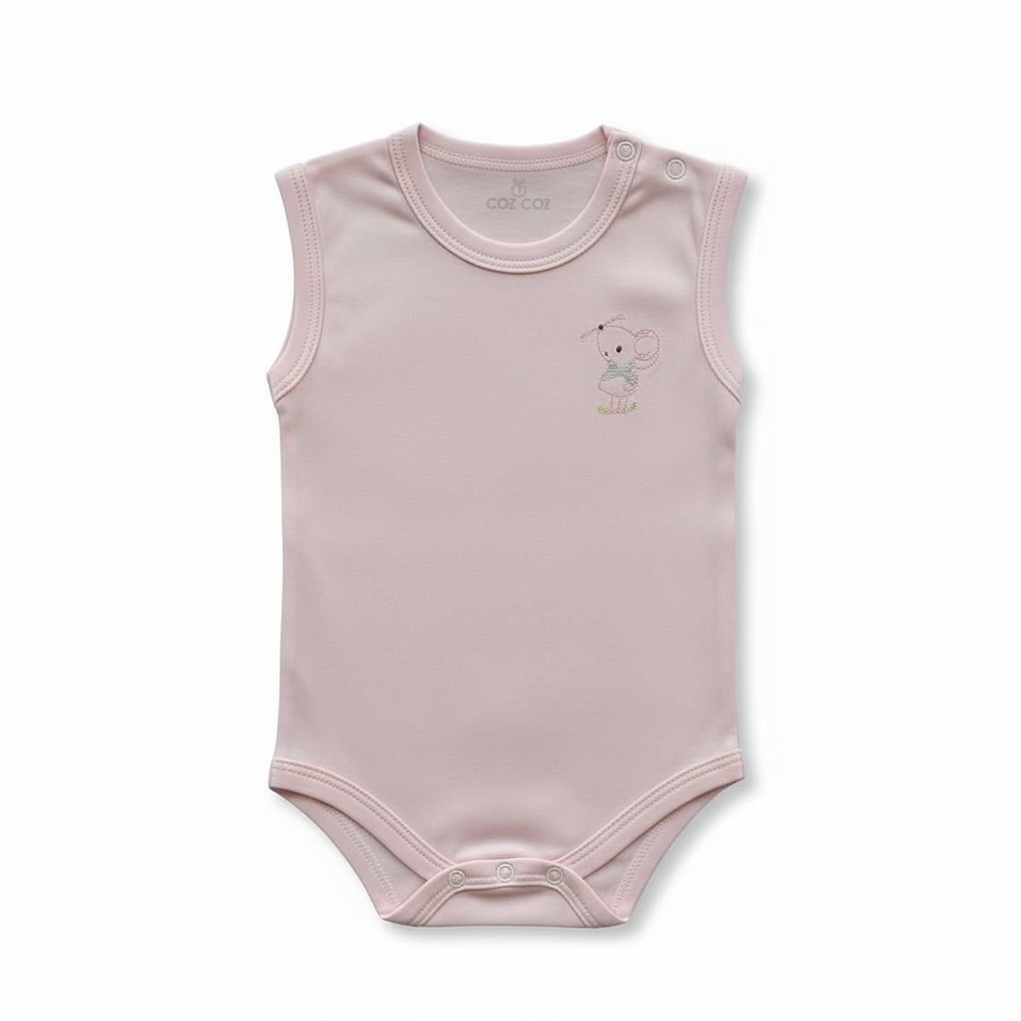 Body Sin Manga Algodón Pima 4