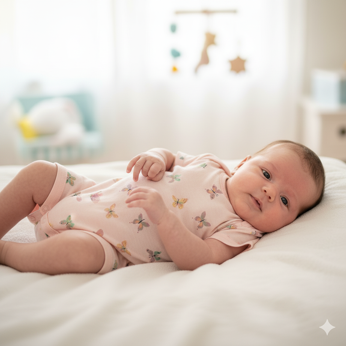 Pijama Enterito Mariposas Recién Nacida 1