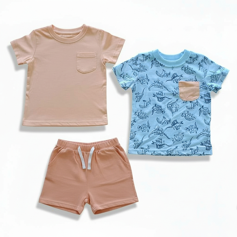 Conjunto 3 Piezas Dinosaurios 2