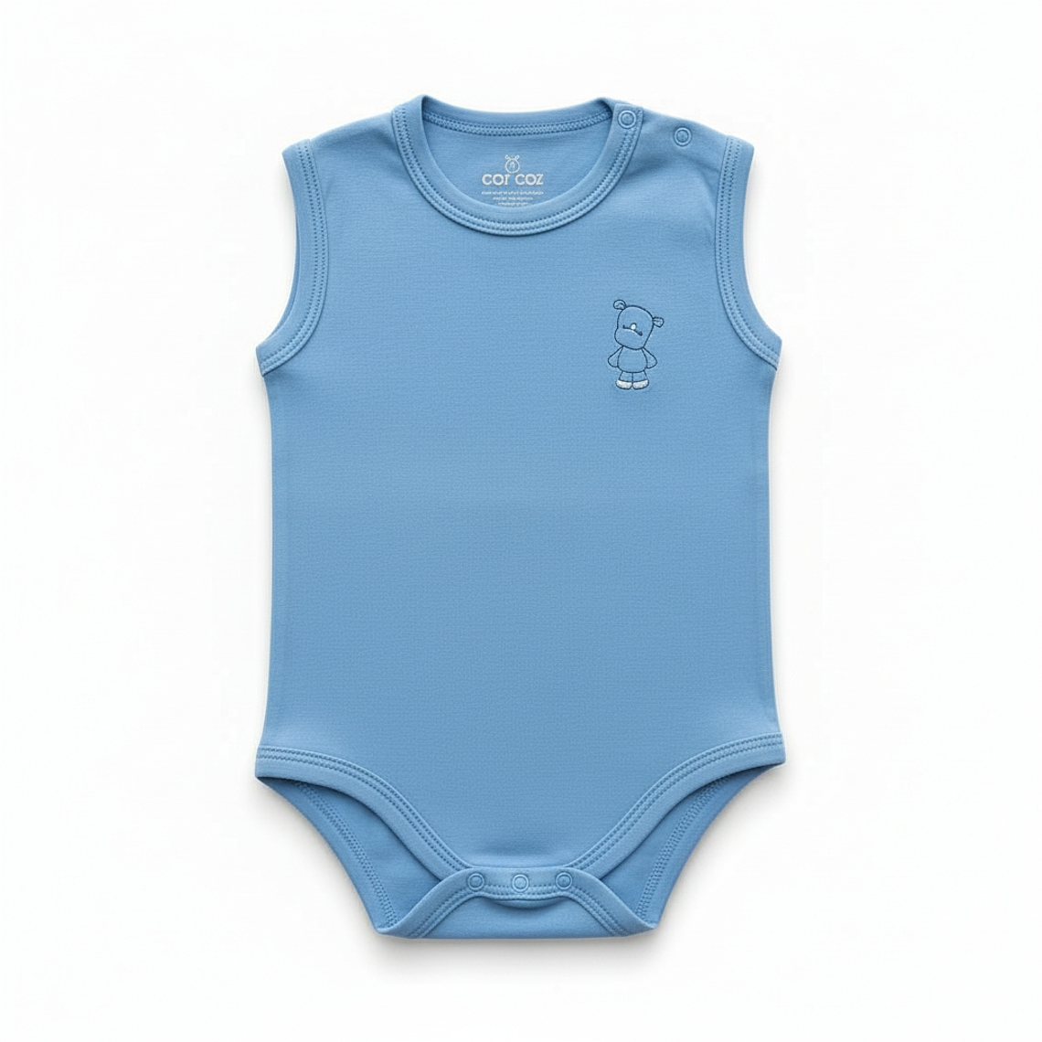 Body Sin Manga Algodón Pima Recién Nacido 7