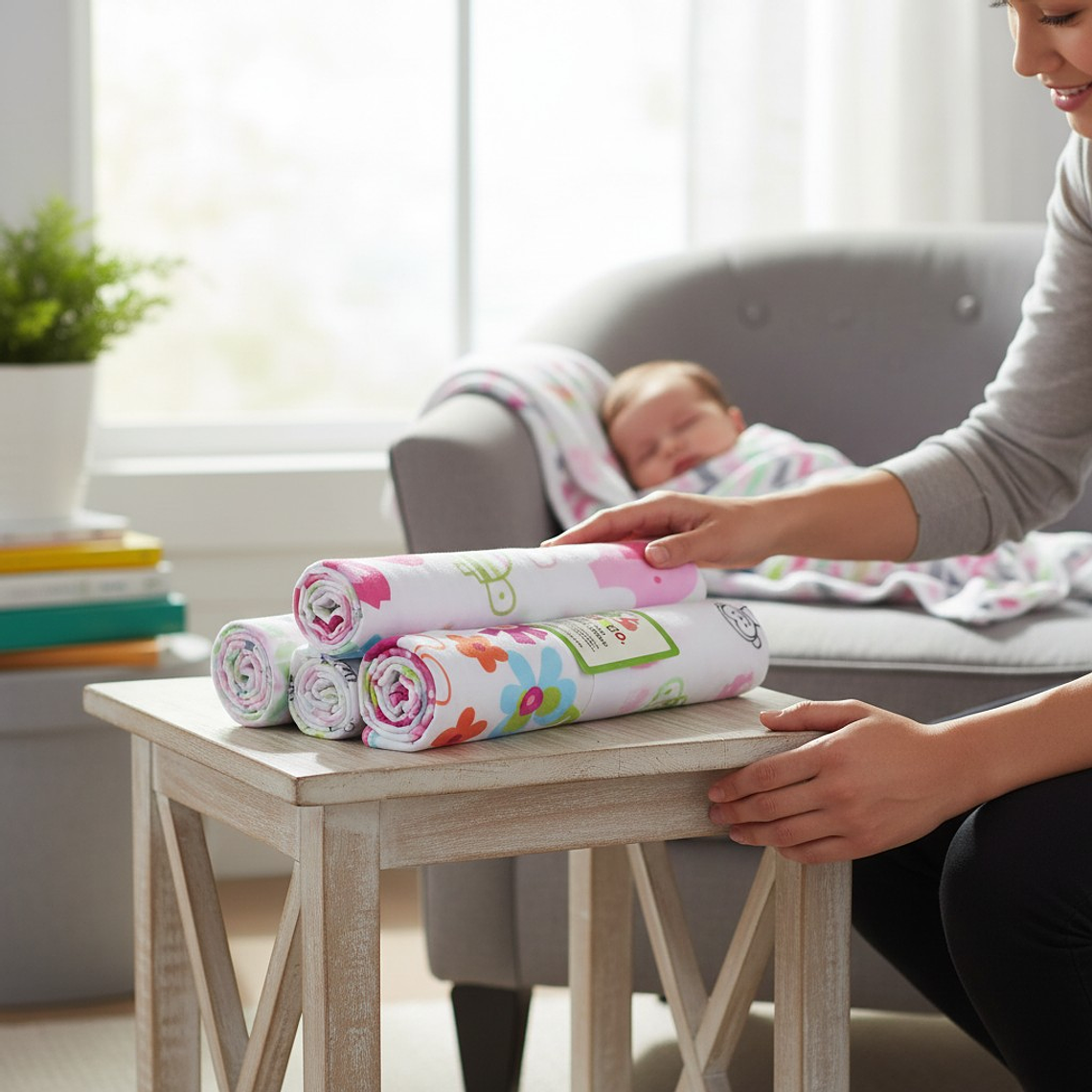 Pack 4 Mantas de Franela  1