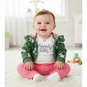 Conjunto 3 Piezas Lovely Girl