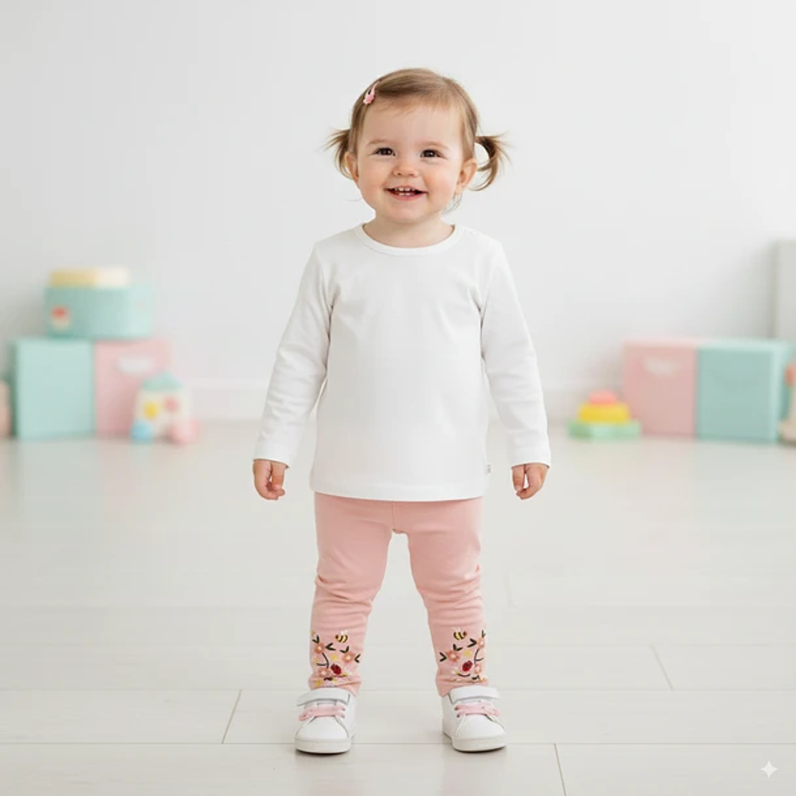 Calza Bordada Abejitas 1