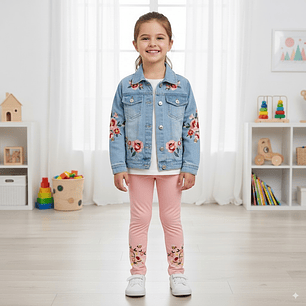 Calza Bordada Abejitas