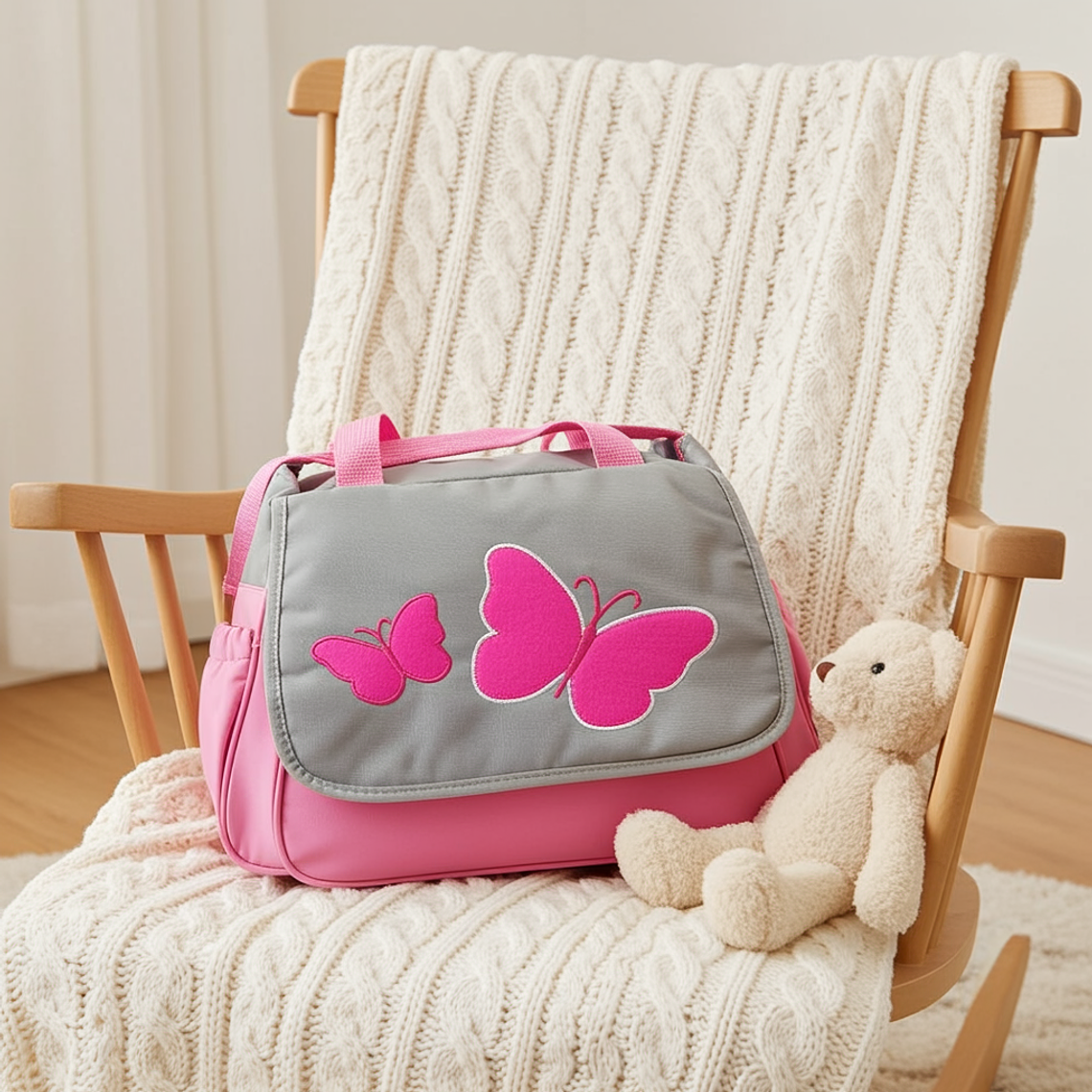 Bolso Maternal Mariposa 1