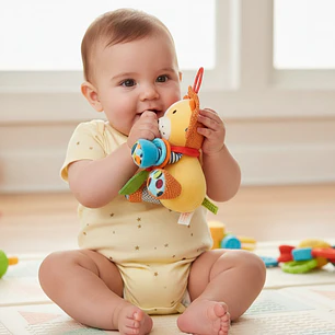 Peluche Sensorial Colgante con Mordedor