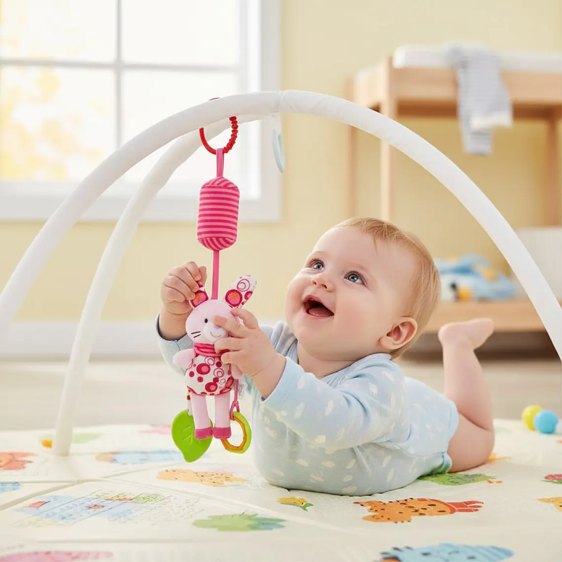 Peluche Sonajero Colgante para Coche o Cuna 1