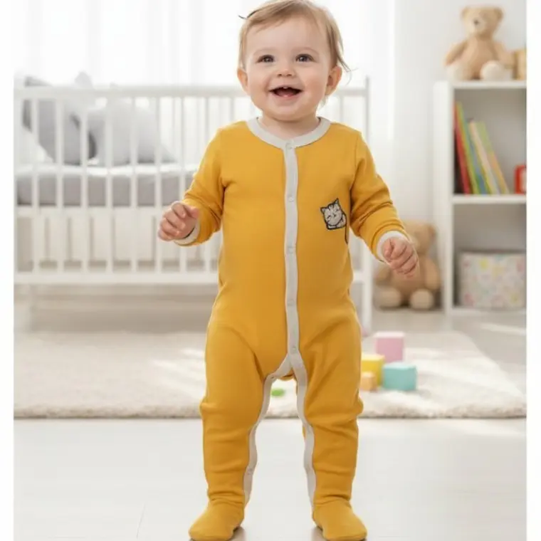 Pijama Enterito Largo Algodón 3