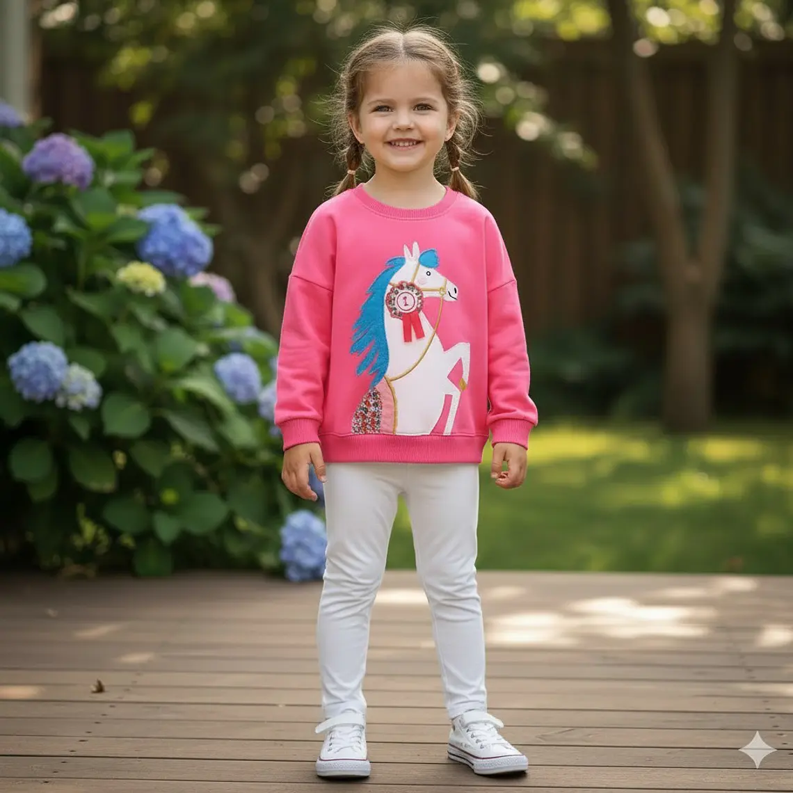 Polerón Caballo Rosa  1