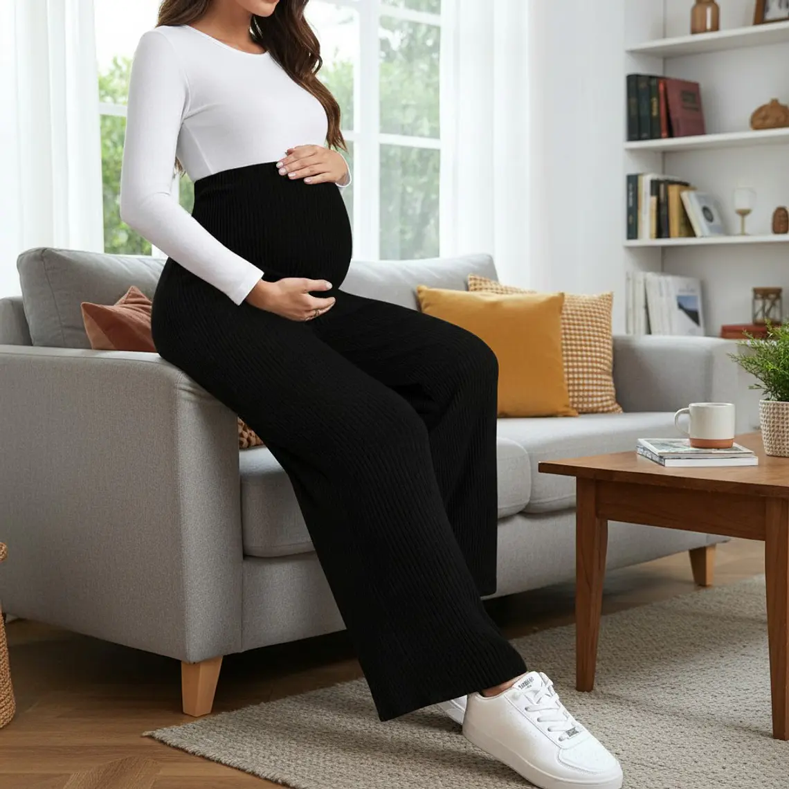 Pantalón Maternal con Pretina Ajustable 2