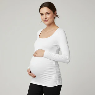 Camiseta Manga Larga Maternal