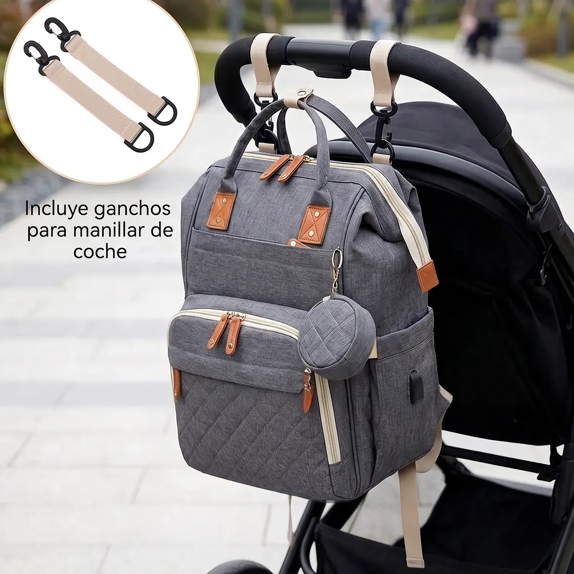Mochila Maternal Multifuncional  4