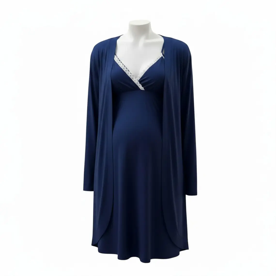 Conjunto Camisón y Bata Maternal 3