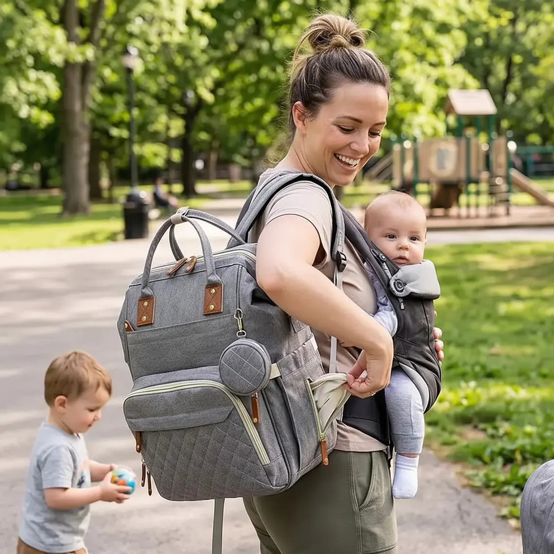 Mochila Maternal Multifuncional  1