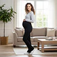 Calza Flare Maternal Forrada en Microchiporro - Miniatura 2
