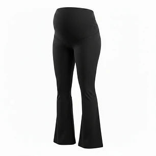 Calza Flare Maternal Forrada en Microchiporro