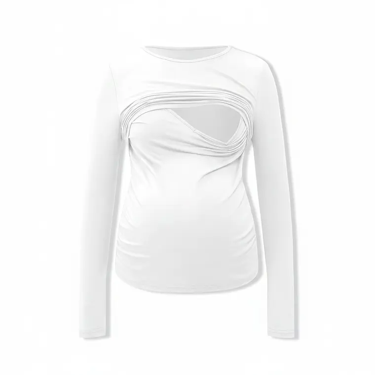 Polera Manga Larga Maternal & Lactancia 11