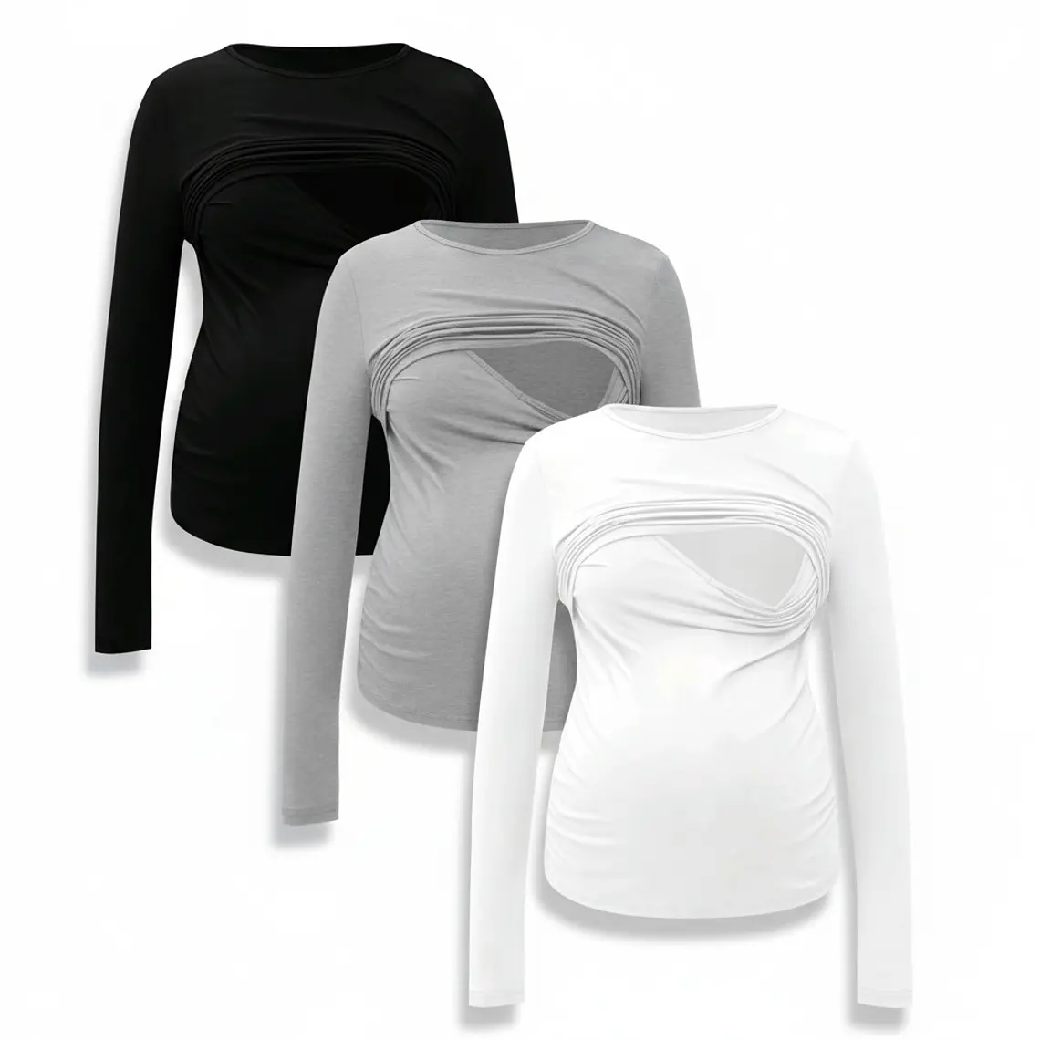 Polera Manga Larga Maternal & Lactancia 4
