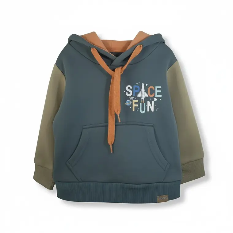 Polerón Space Fun Algodón Afranelado 3