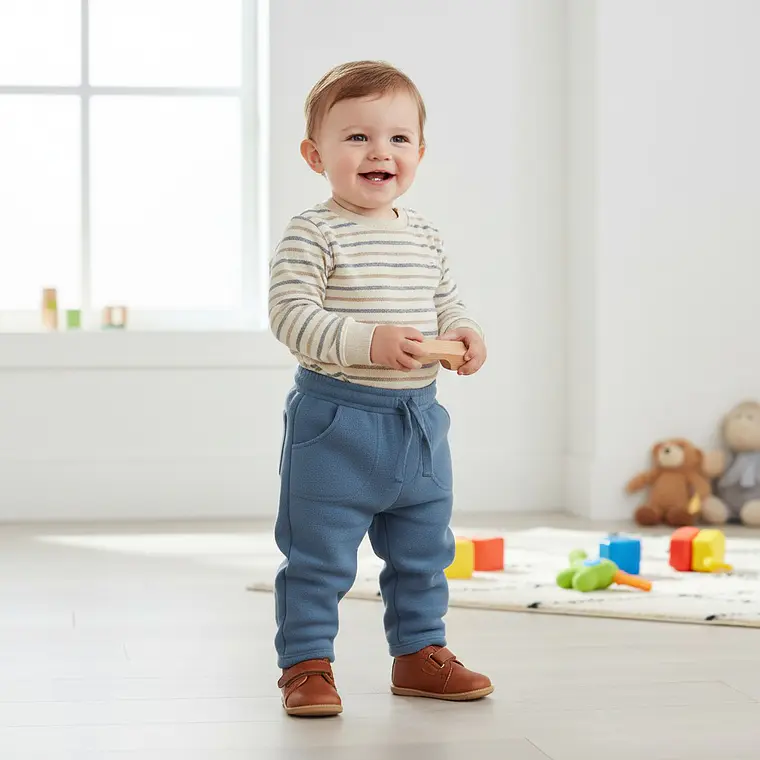 Pantalón de Polar Azul  1