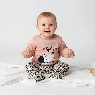 Pijama Dalmata Algodón Afranelado