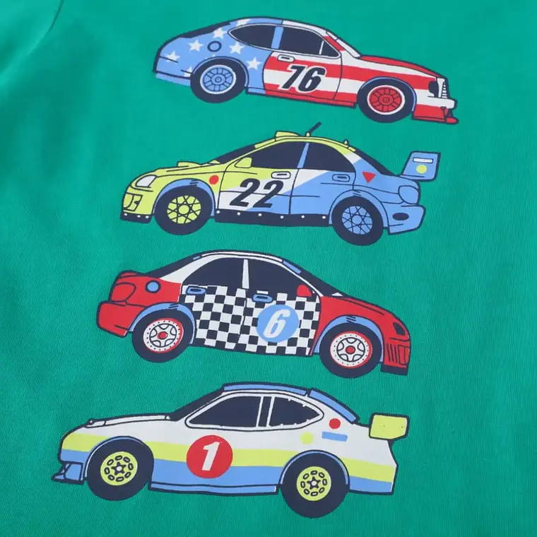 Polera Manga Larga Autos Racing 5