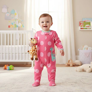 Pijama Entero Polar Jirafa