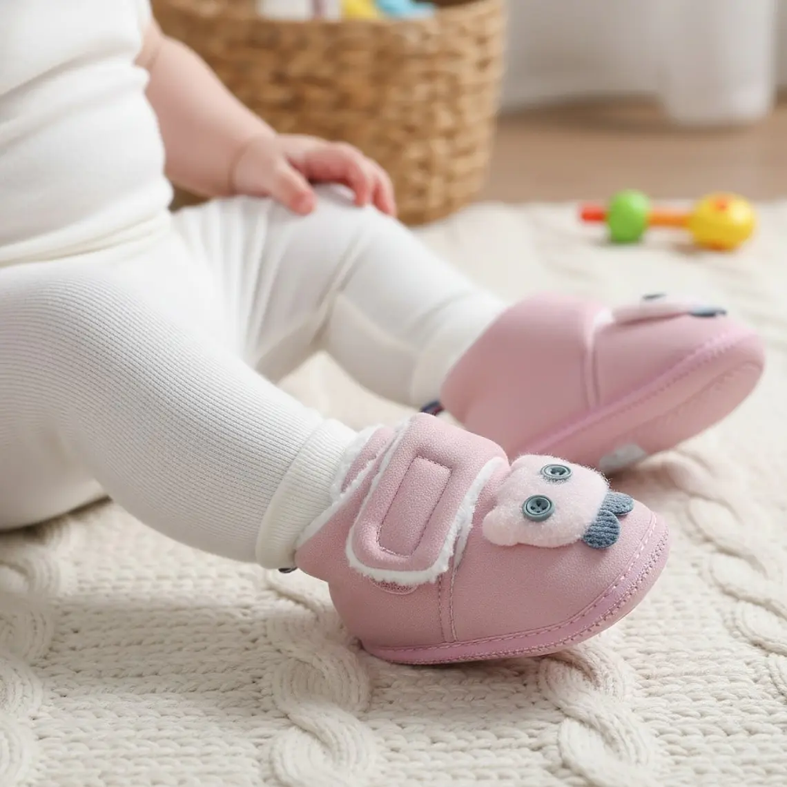 Pantuflas con Chiporro Diseño Gatita (sólo bebé niña) 1