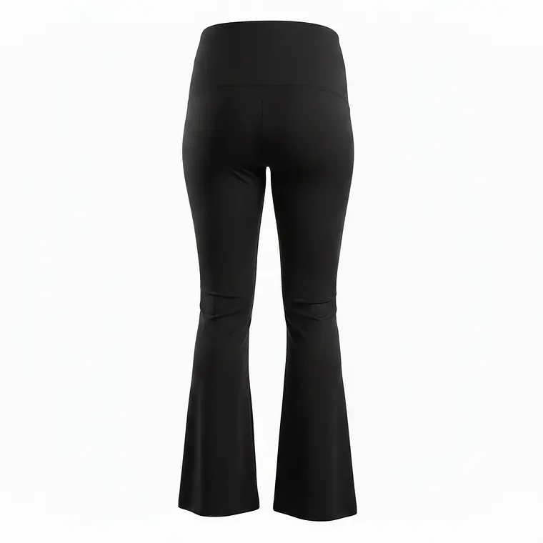 Calza Flare Maternal Forrada en Microchiporro 3