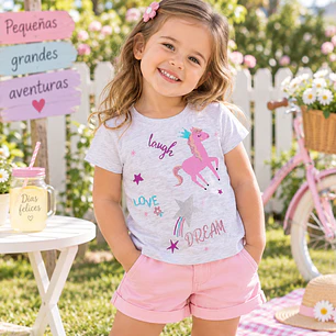 Polera Unicornio Mágico