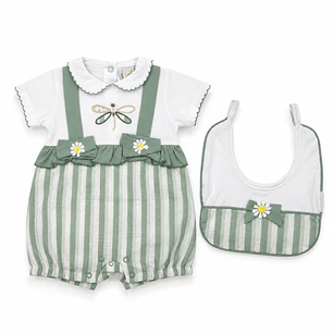 Conjunto 2 Piezas Libélula Oliva